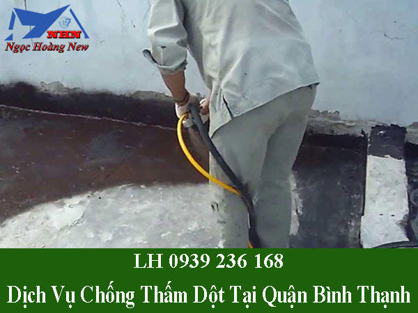 Dịch vụ chống thấm dột tại quận bình thạnh triệt để