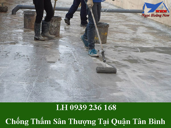 Dịch vụ chống thấm sân thượng tại quận tân bình trọn gói
