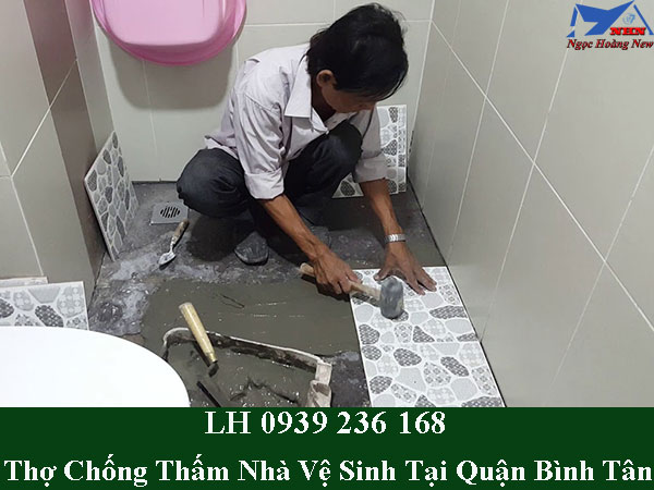 Thợ chống thấm nhà vệ sinh tại quận bình tân giá rẻ